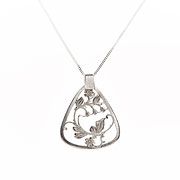 Tornedalen drewno o srebrnych kwiatach